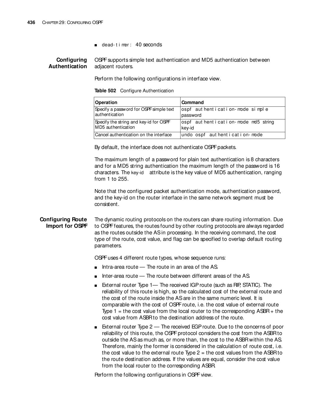 3Com 10014299 manual Configure Authentication, Key-id 