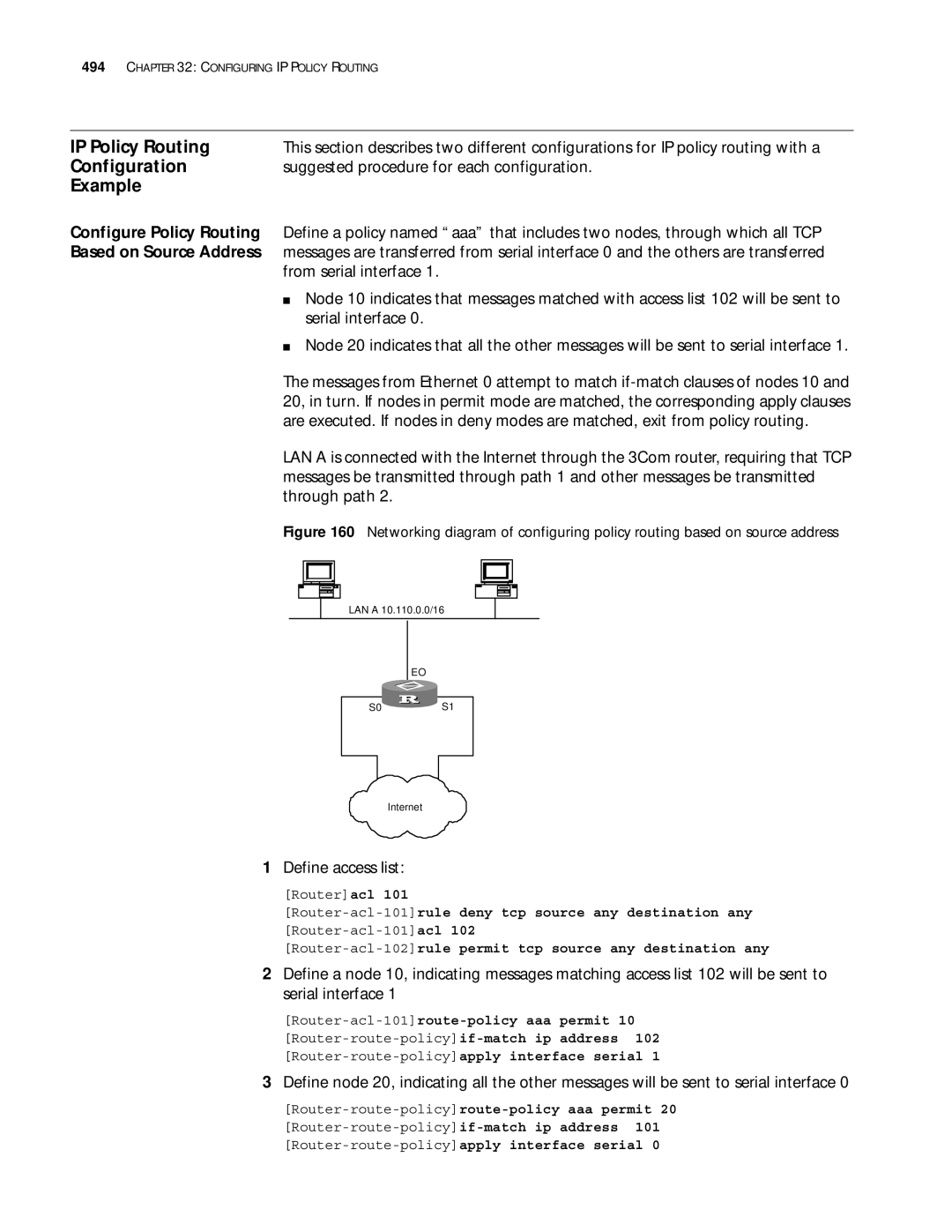 3Com 10014299 manual Suggested procedure for each configuration, Define access list 