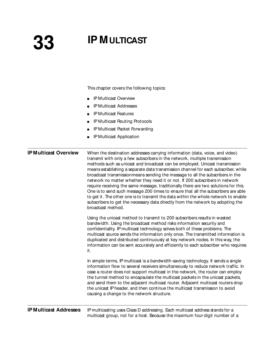 3Com 10014299 manual IP Multicast 