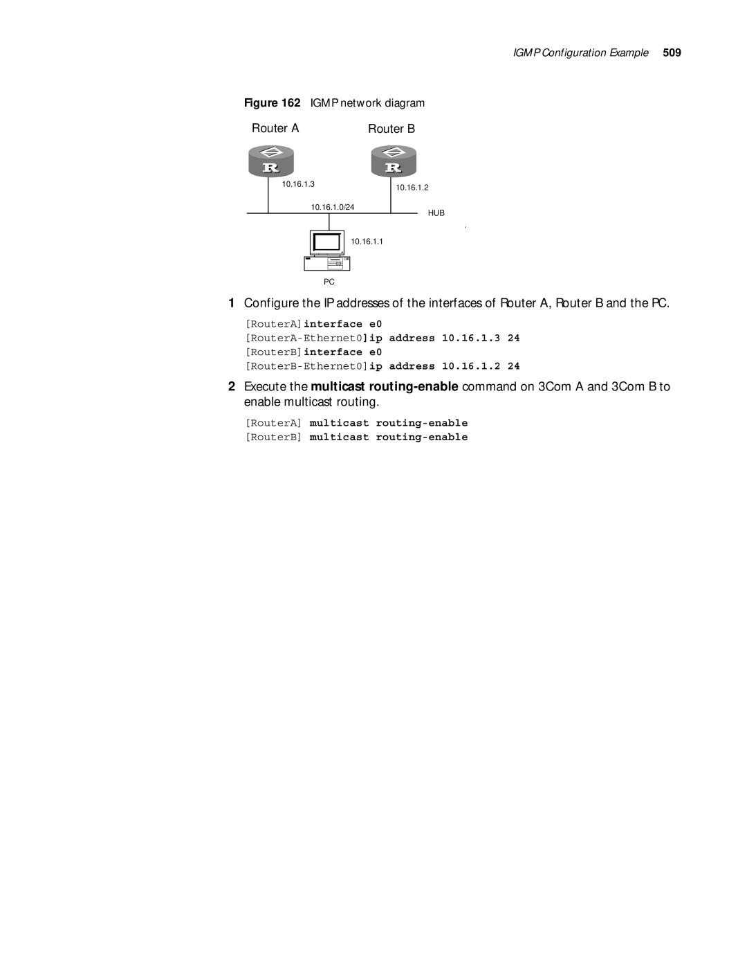 3Com 10014299 manual Router a Router B 