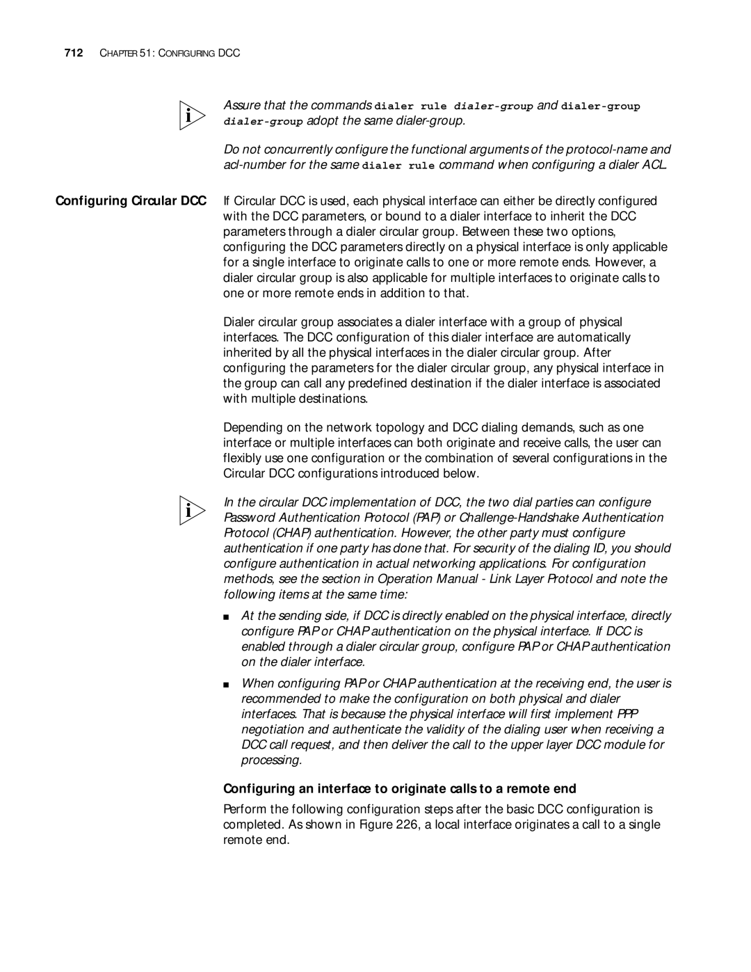 3Com 10014299 manual Configuring an interface to originate calls to a remote end 