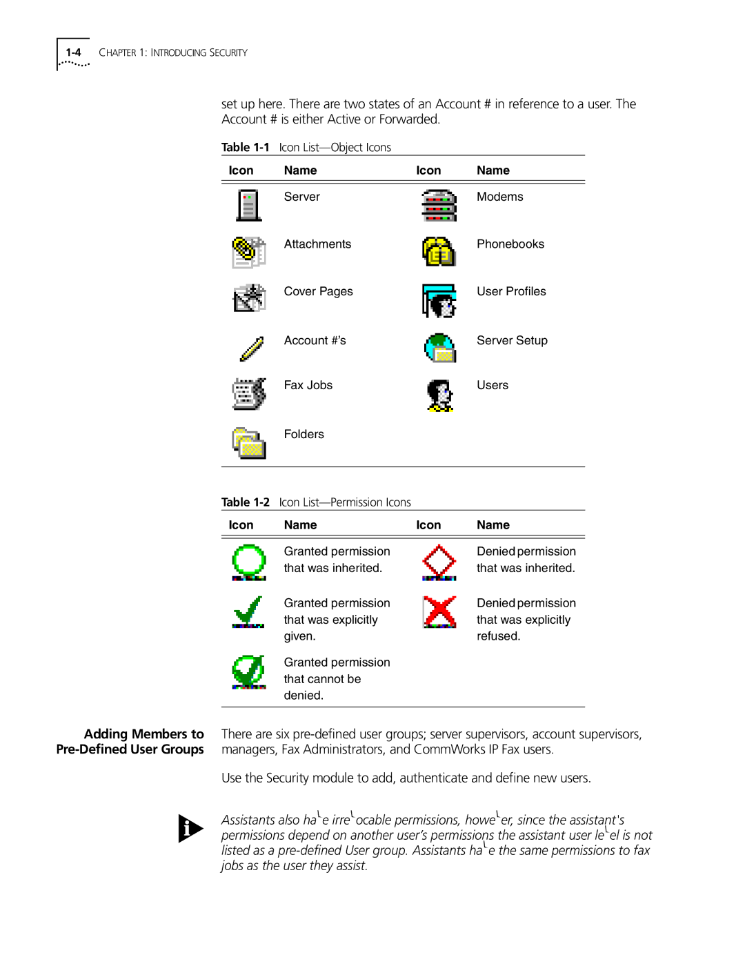 3Com 10031370-01 setup guide Icon Name 