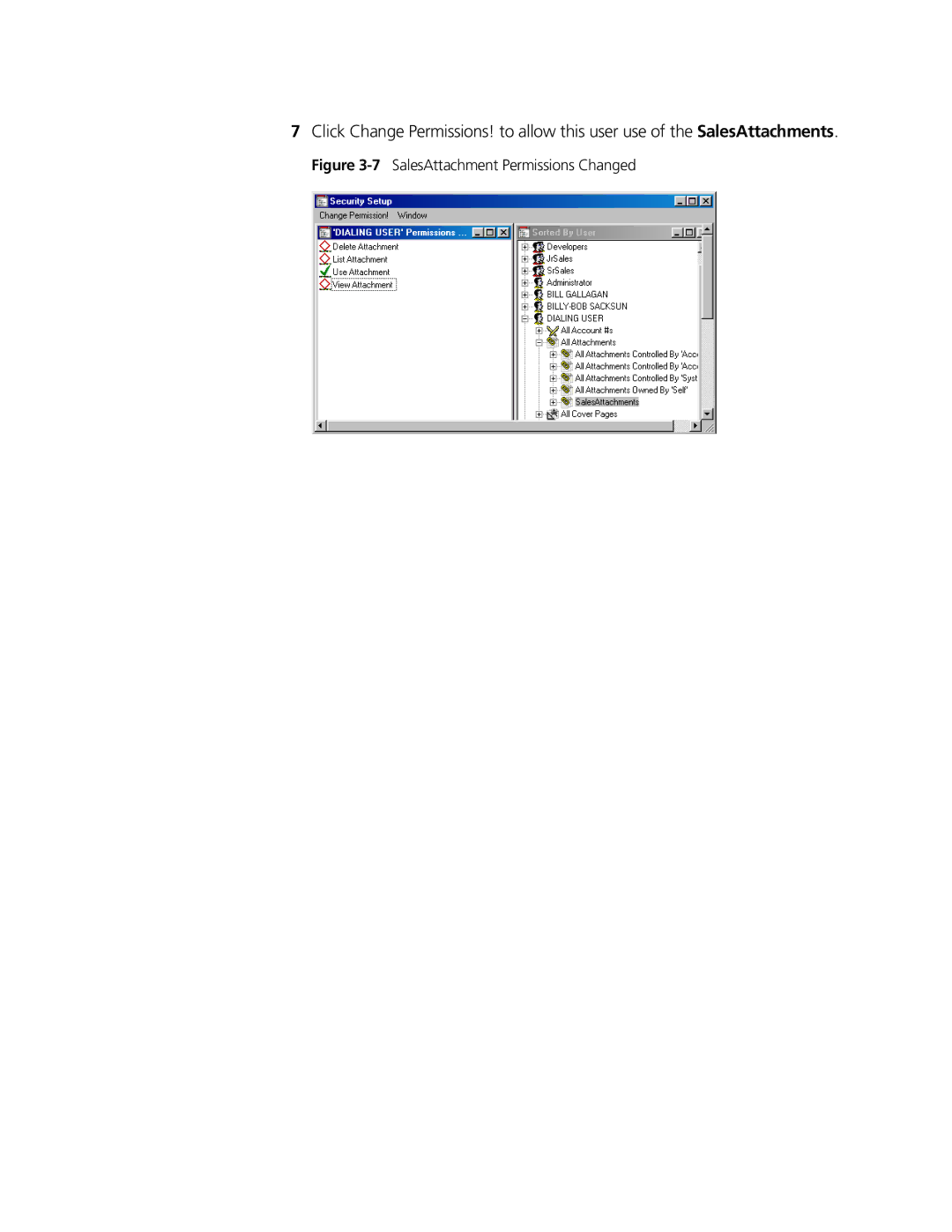 3Com 10031370-01 setup guide SalesAttachment Permissions Changed 