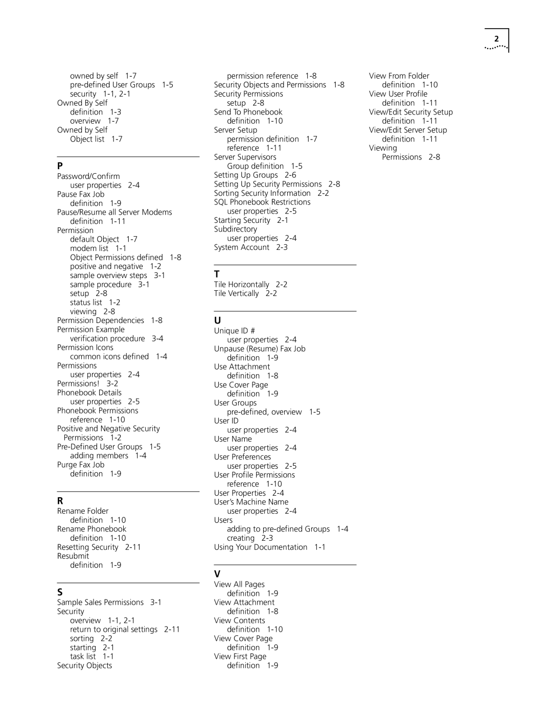 3Com 10031370-01 setup guide Reference 1-10 Positive and Negative Security 