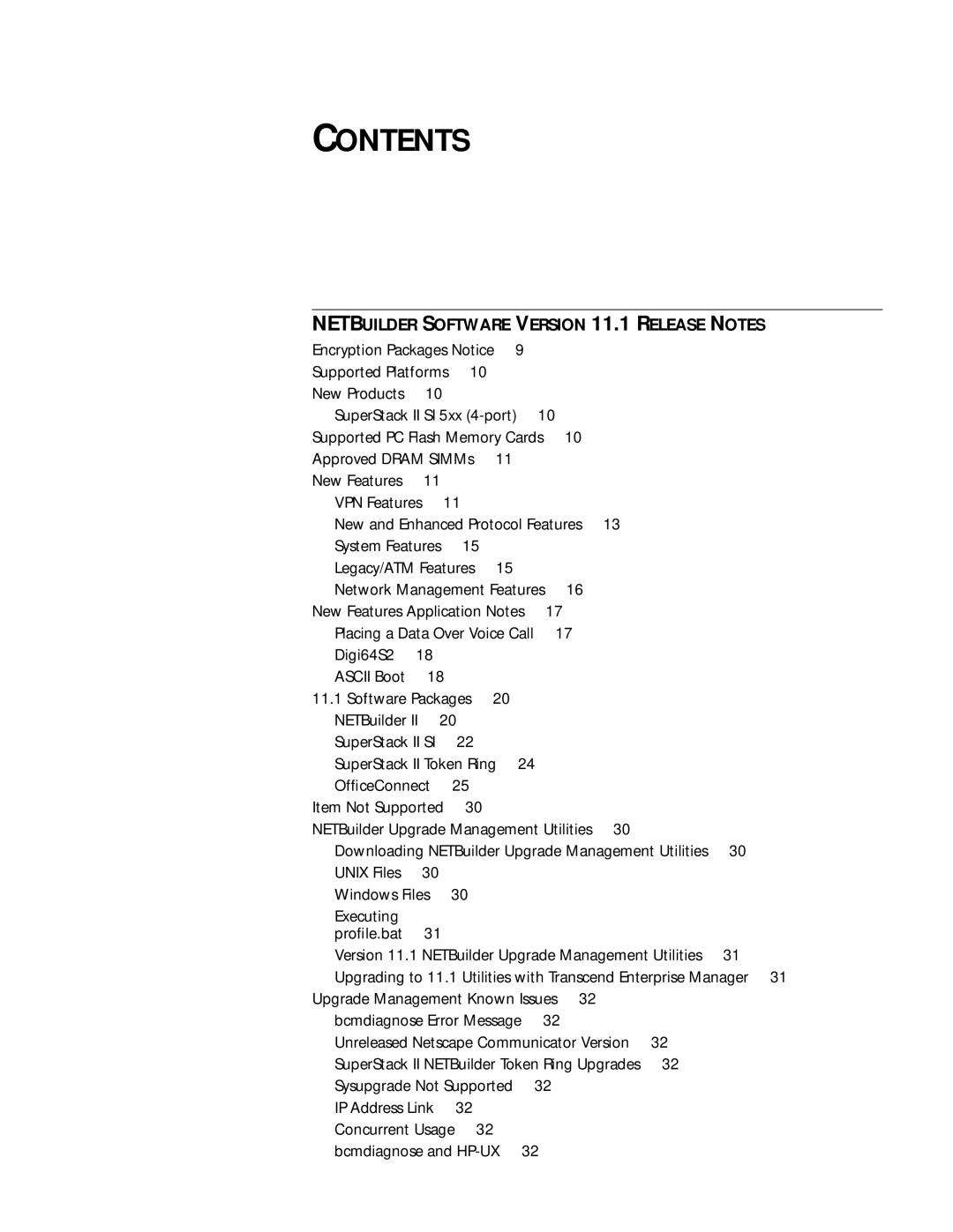 3Com 11.1 manual Contents 