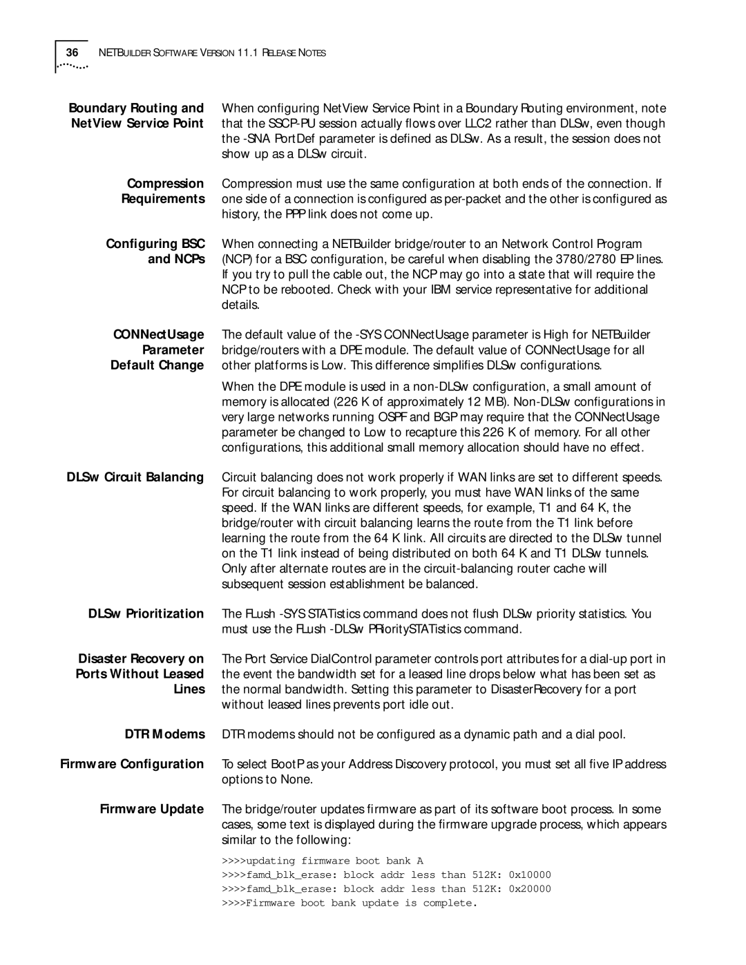 3Com 11.1 manual History, the PPP link does not come up 