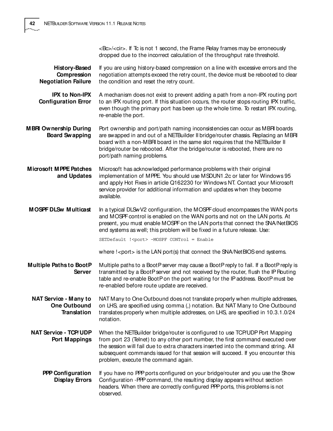 3Com 11.1 manual Notation 