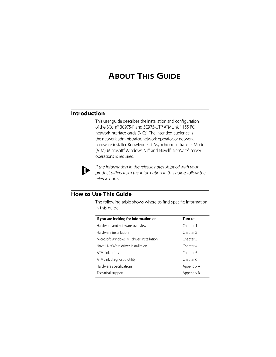 3Com 155 PCI manual About this Guide, Introduction, How to Use This Guide 