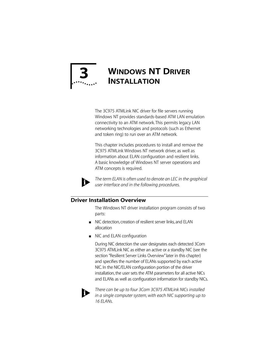 3Com 155 PCI manual Driver Installation Overview 