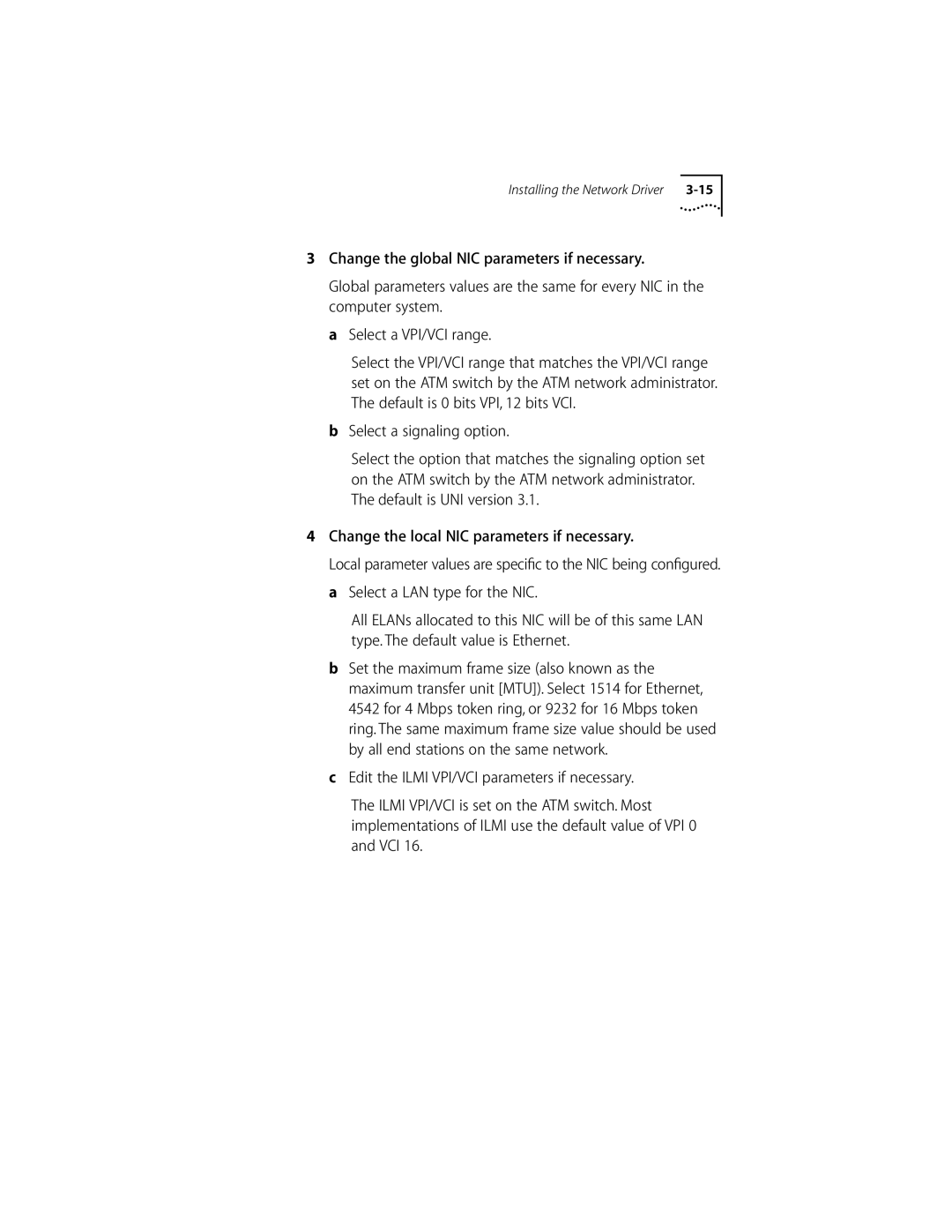 3Com 155 PCI manual Installing the Network Driver 