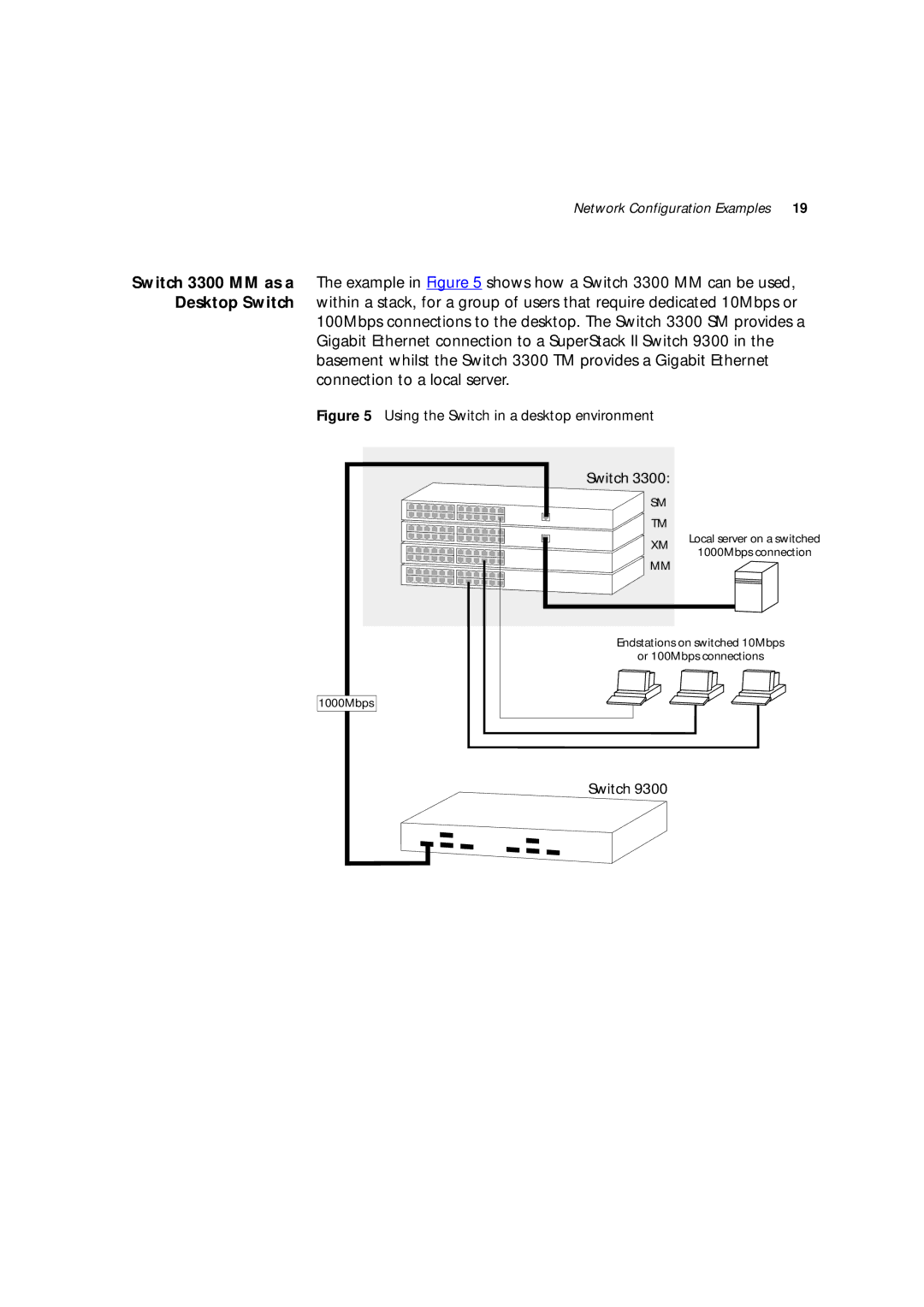 3Com 16985ua.bk manual Using the Switch in a desktop environment 