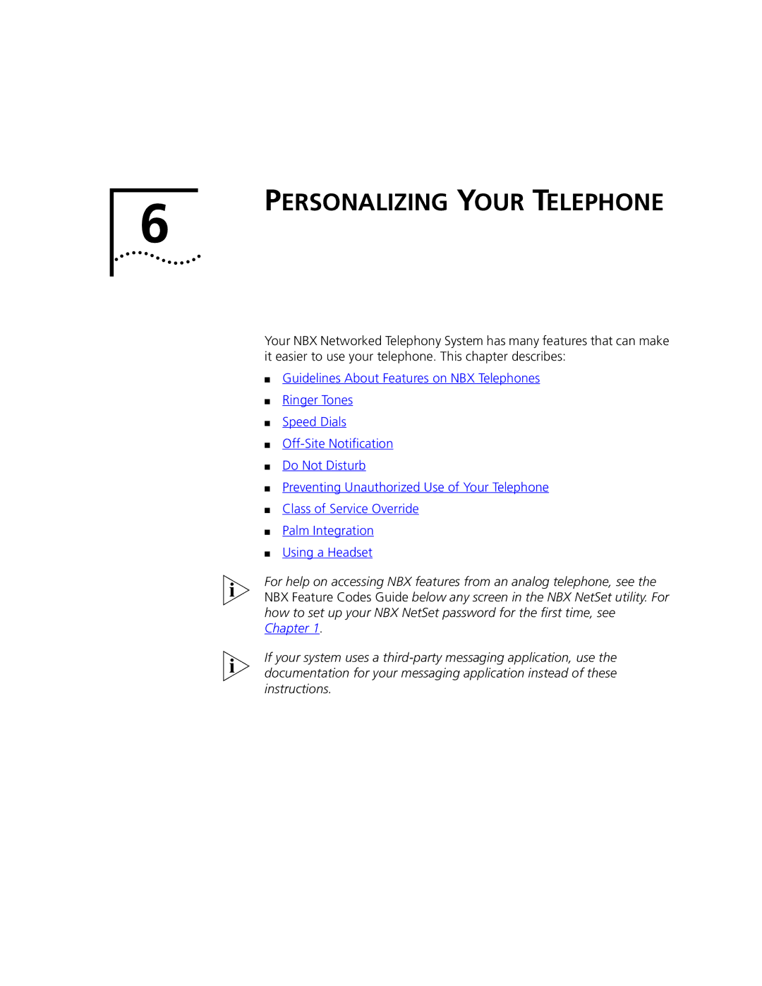 3Com 2101 manual Personalizing Your Telephone 