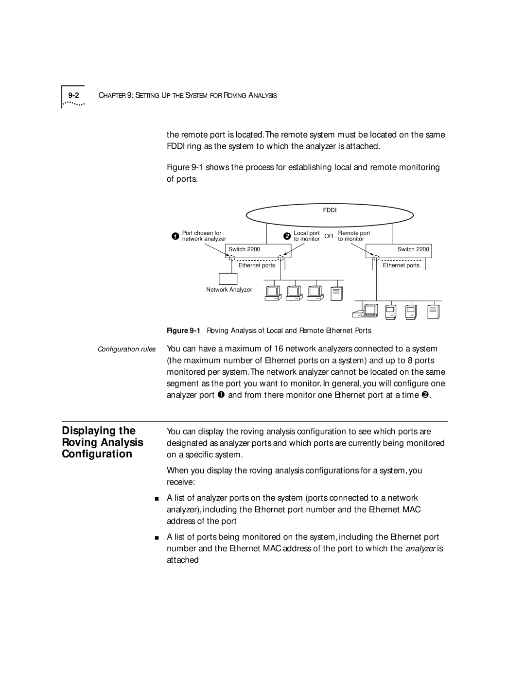 3Com 2200 manual Roving Analysis, On a speciﬁc system, Receive 