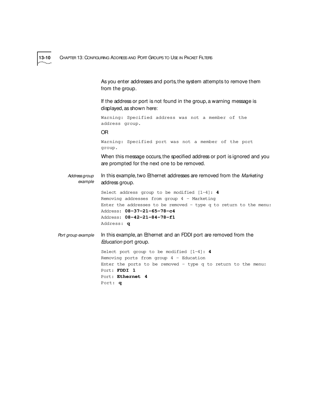 3Com 2200 manual Address 08-42-21-84-78-f1 