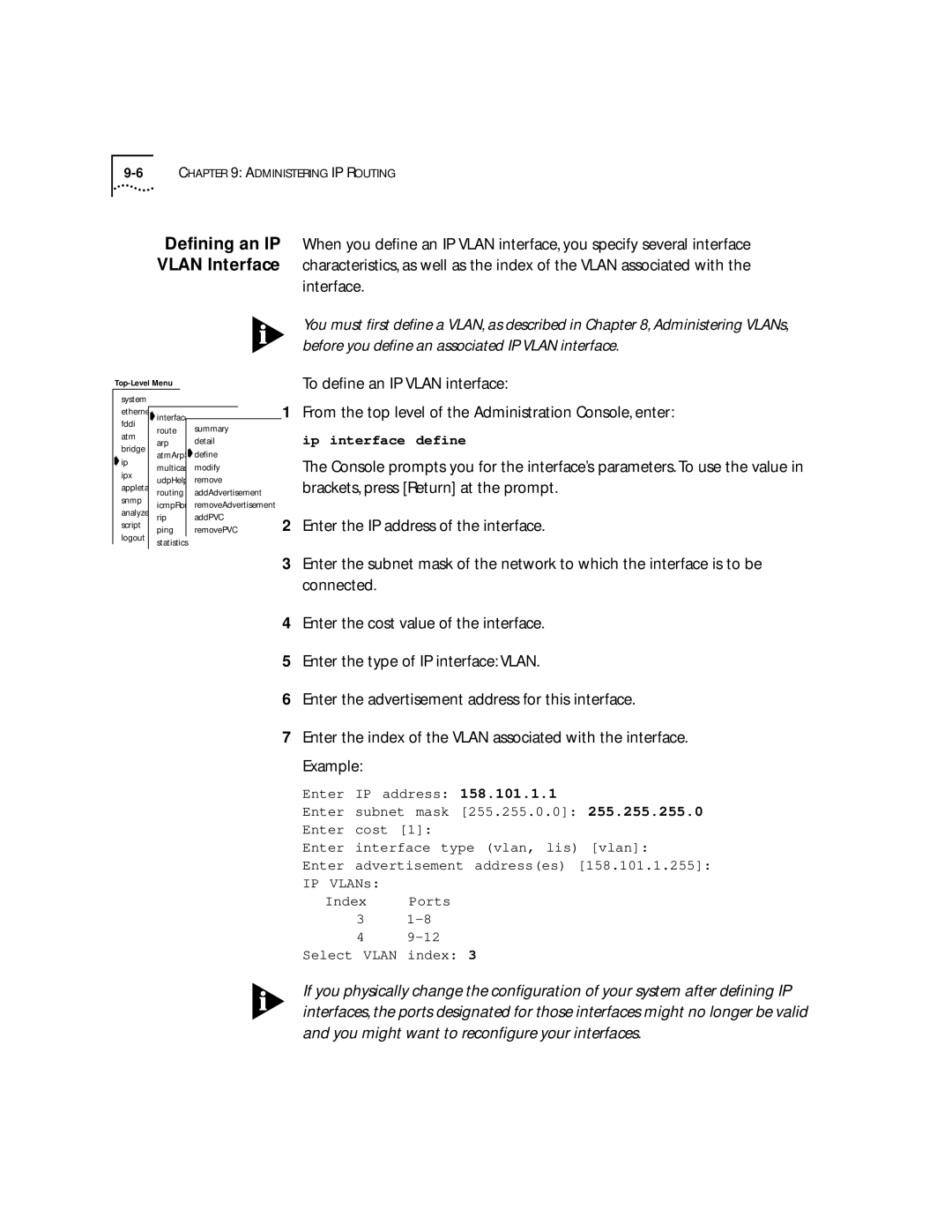 3Com 2500 manual Atm Route Arp Detail 