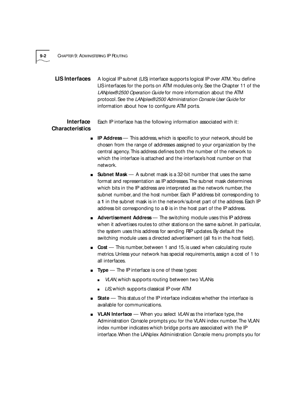 3Com 2500 manual Administering IP Routing 