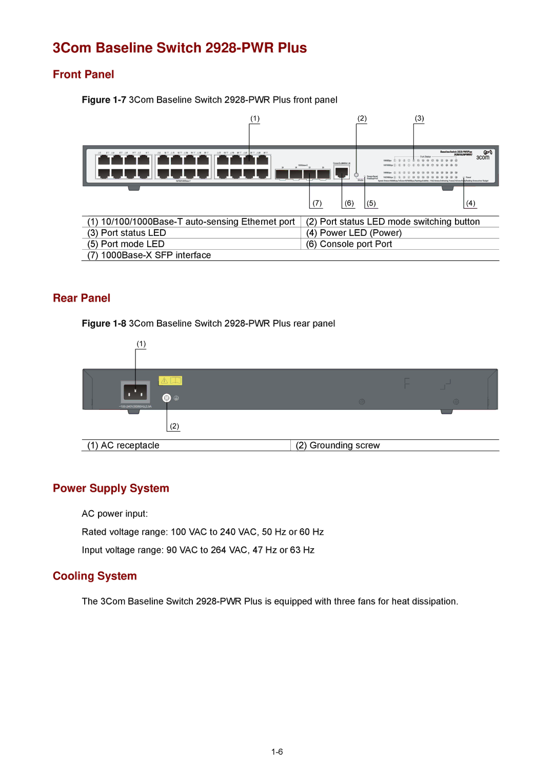 3Com 2900 manual 3Com Baseline Switch 2928-PWR Plus 