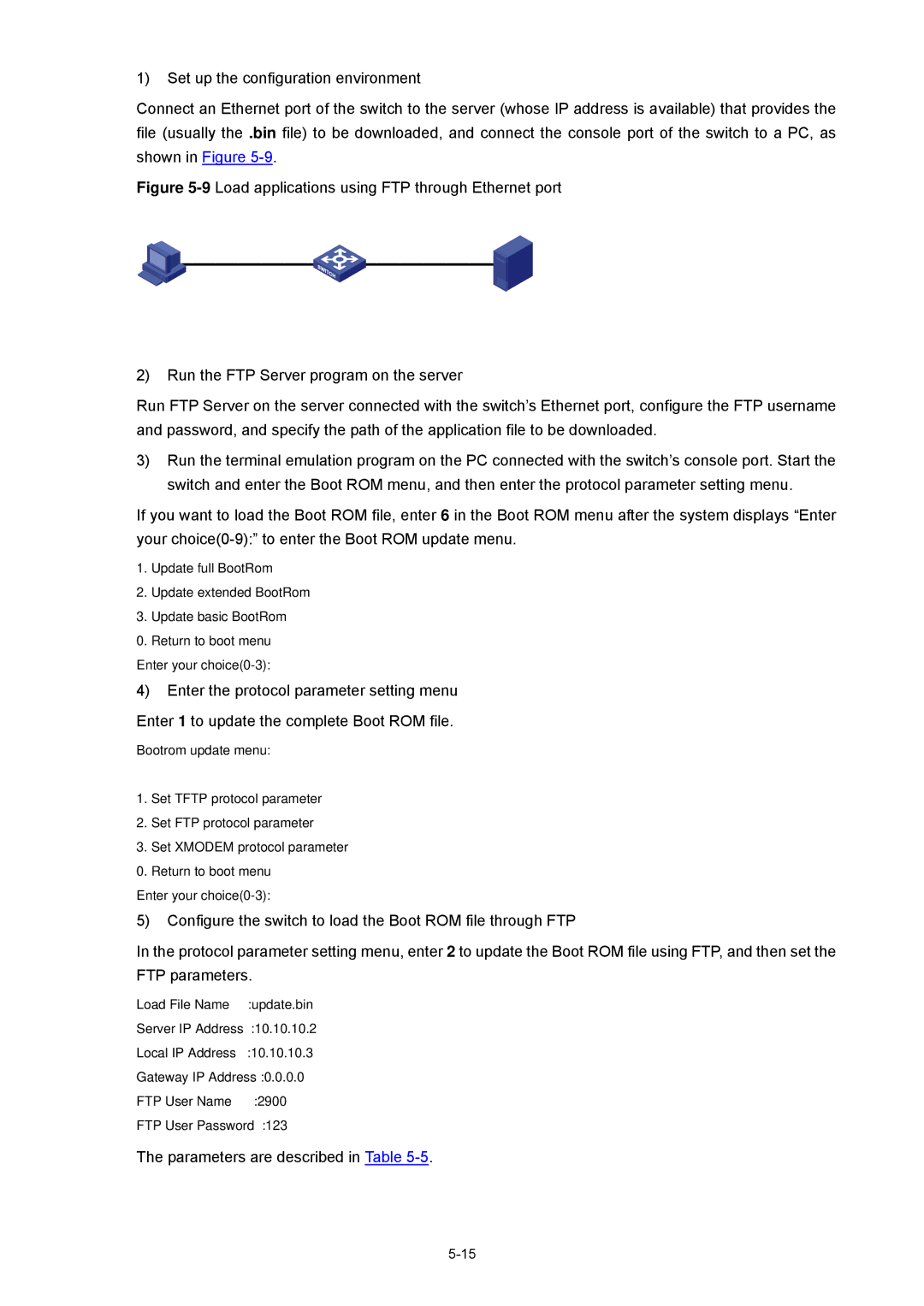 3Com 2900 manual Parameters are described in Table 