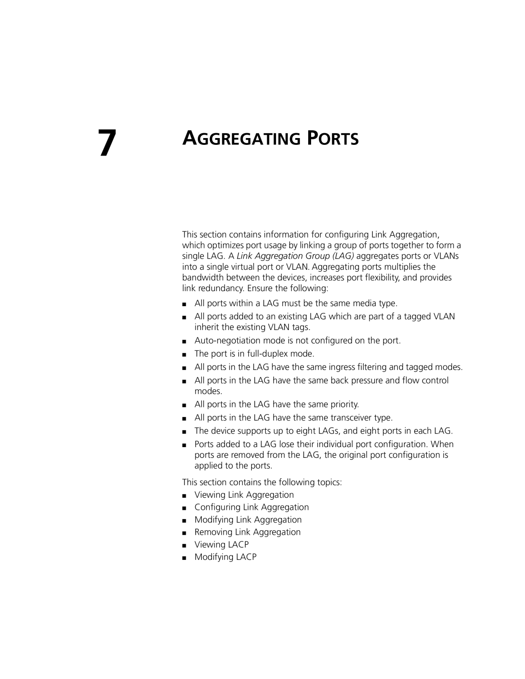 3Com 2924-PWR manual Aggregating Ports 