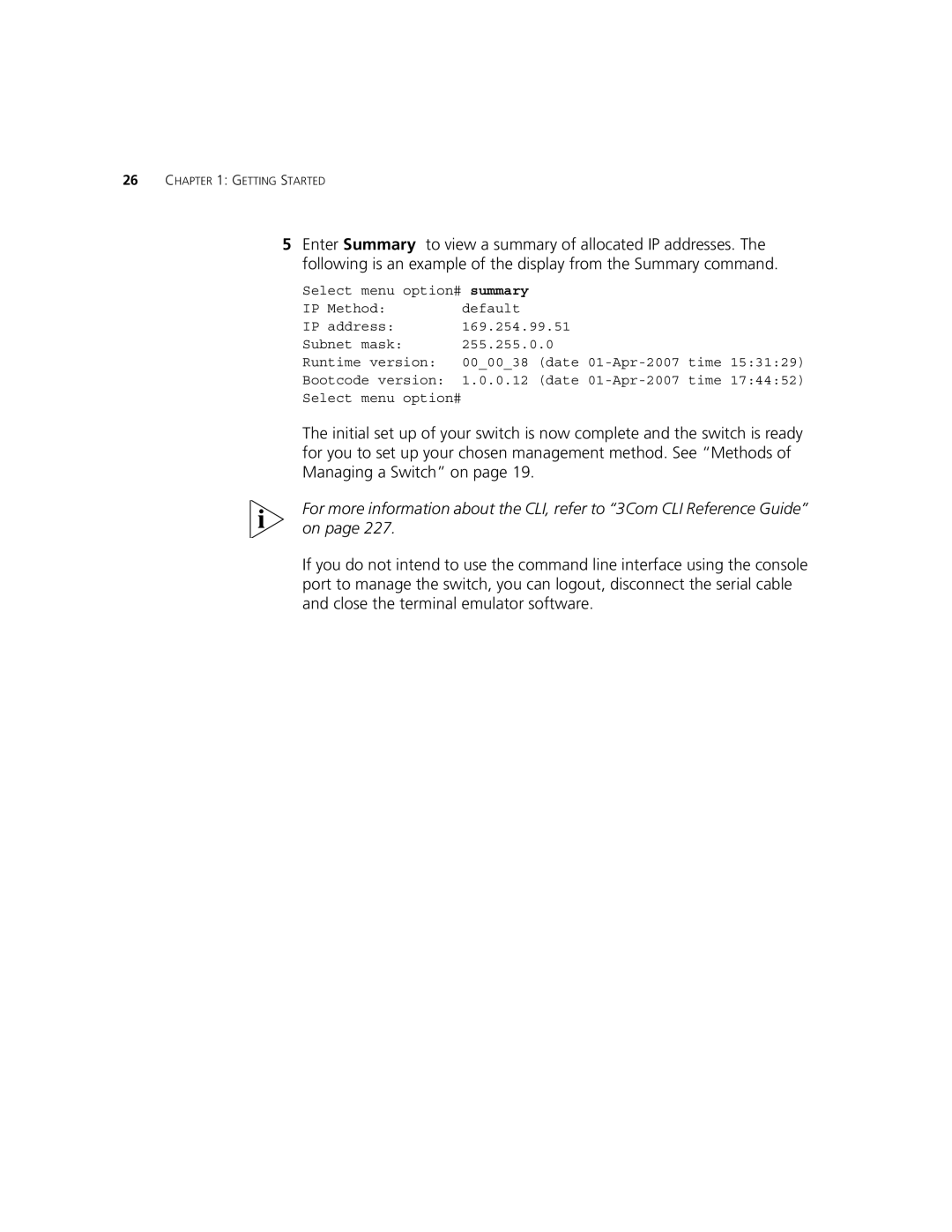 3Com 2924-PWR manual Getting Started 