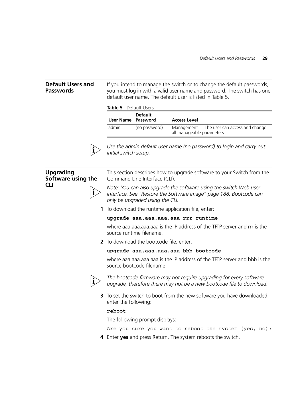 3Com 2924-PWR manual Upgrading Software using, Following prompt displays 