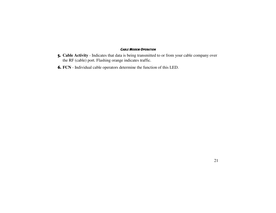 3Com 2940, 2941 manual Cable Modem Operation 