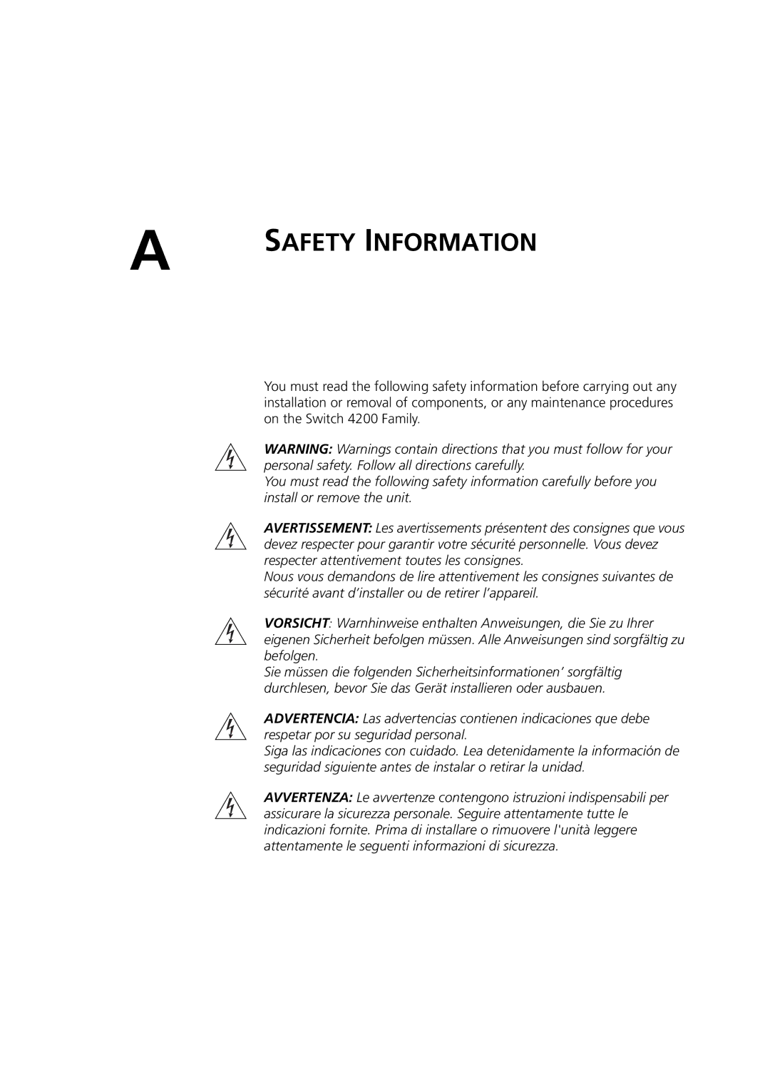 3Com 3 manual Safety Information 