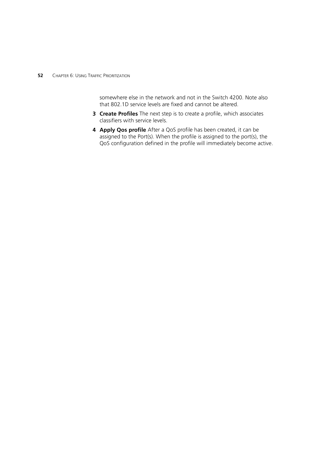 3Com 3 manual Using Traffic Prioritization 