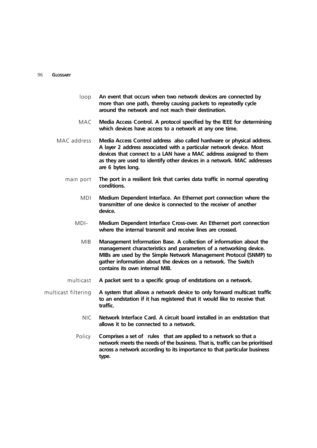 3Com 3 manual Glossary 