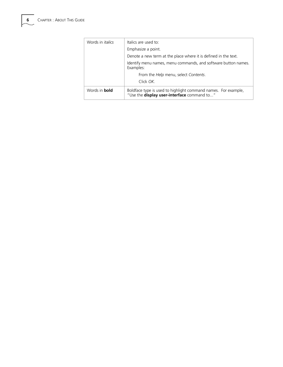 3Com 3013 (3C13613), 3015 (3C13615), 3018 (3C13618), 3012 (3C13612), 3016 (3C13616) manual Examples 