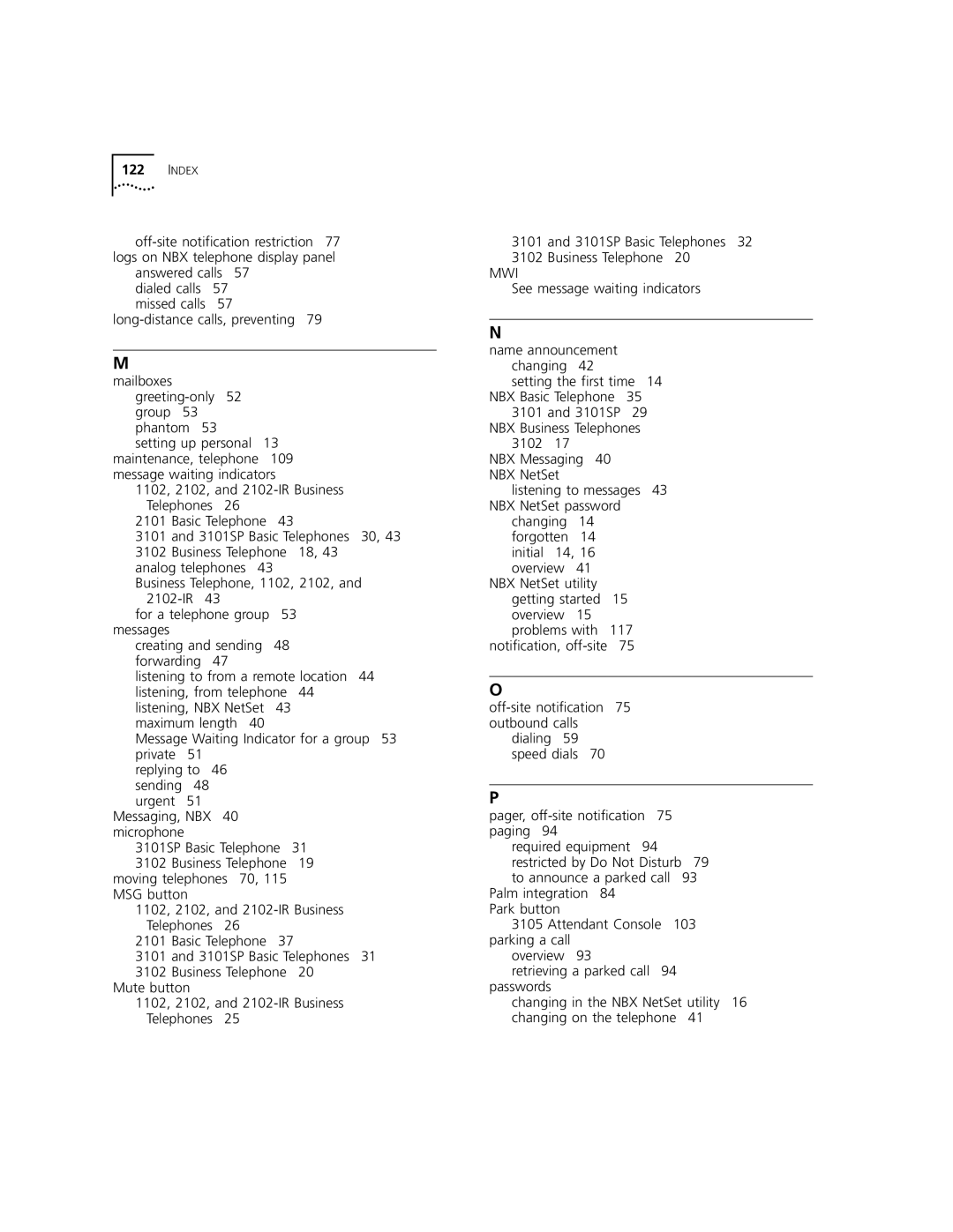 3Com 3101, 3102 manual Mwi 