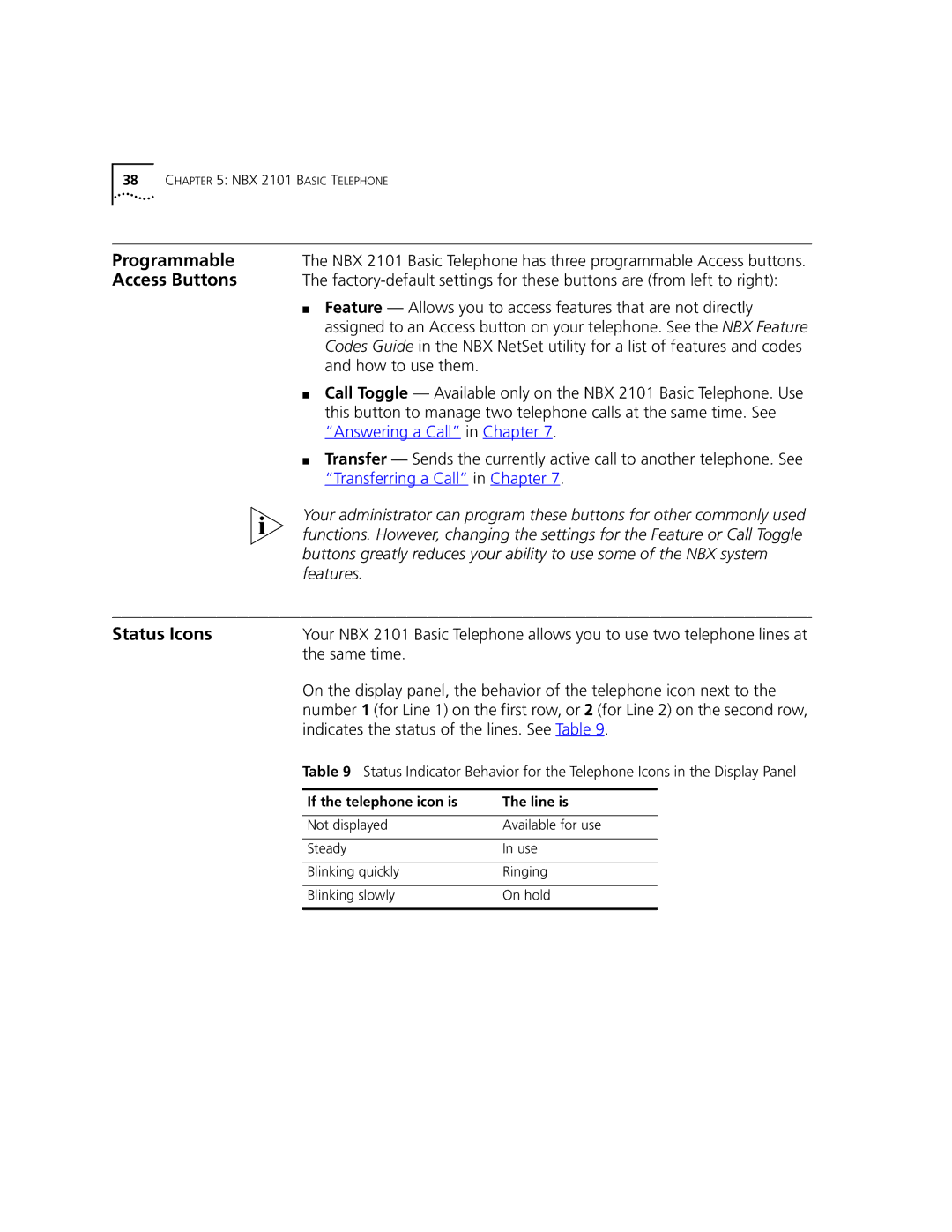 3Com 3101, 3102 manual Status Icons, Feature Allows you to access features that are not directly, How to use them, Same time 