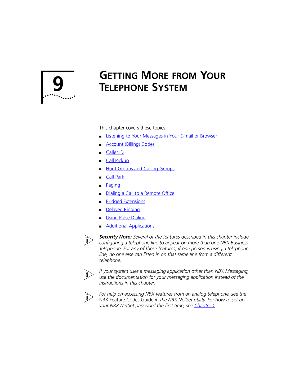 3Com 3102, 3101 manual Getting More from Your Telephone System 