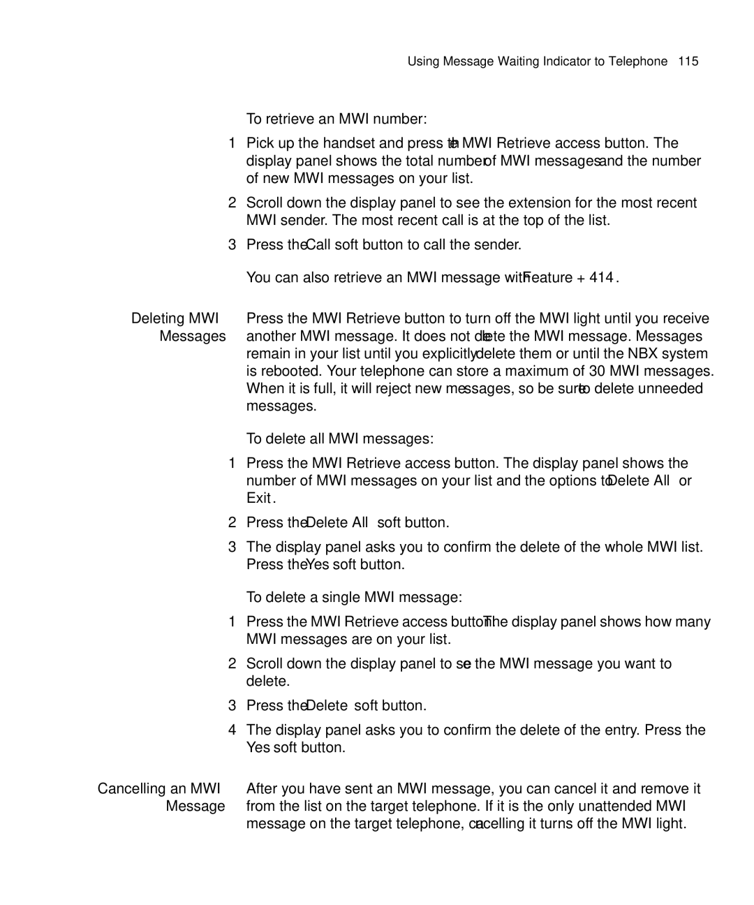 3Com 3101SP manual 115 