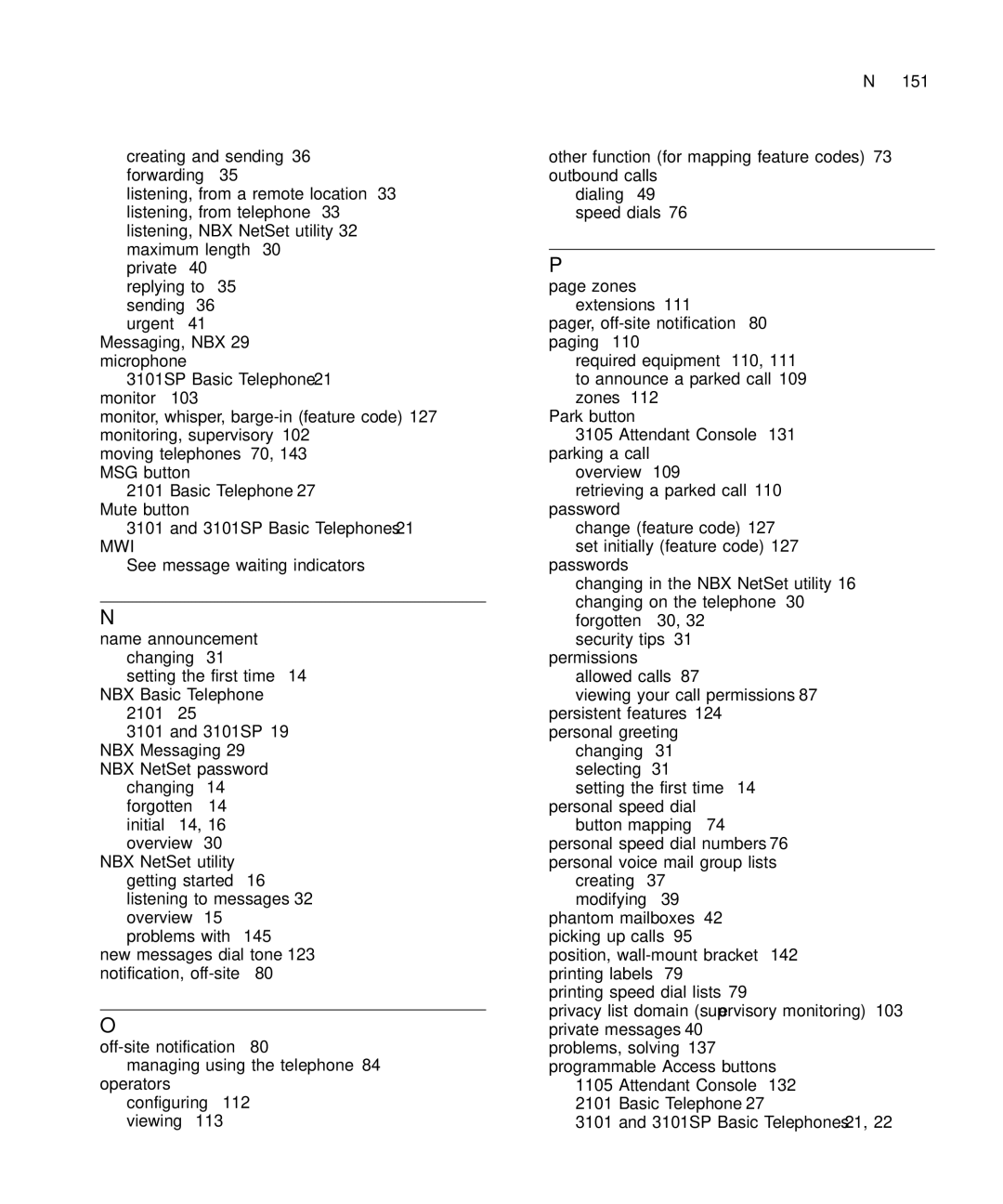 3Com 3101SP manual 151 