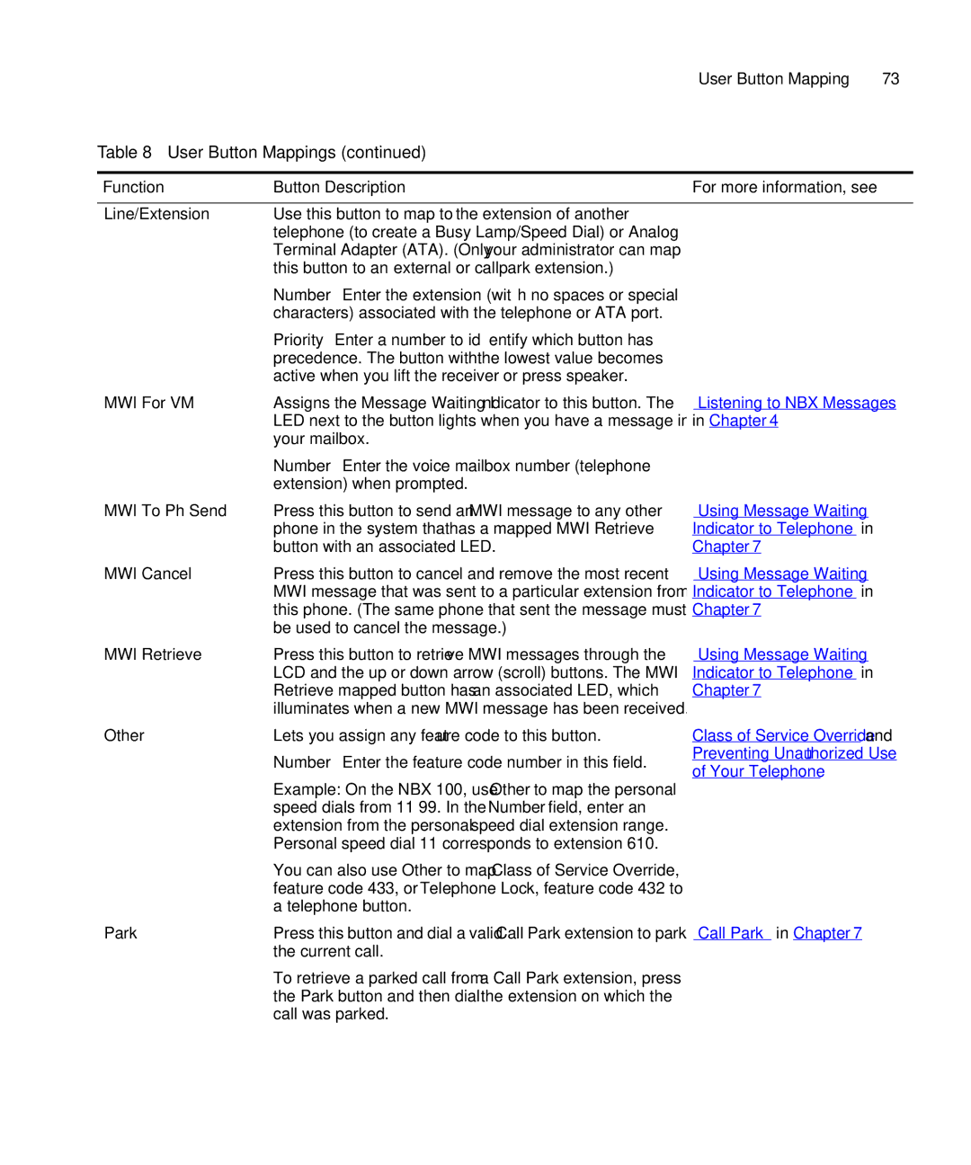 3Com 3101SP manual Listening to NBX Messages 