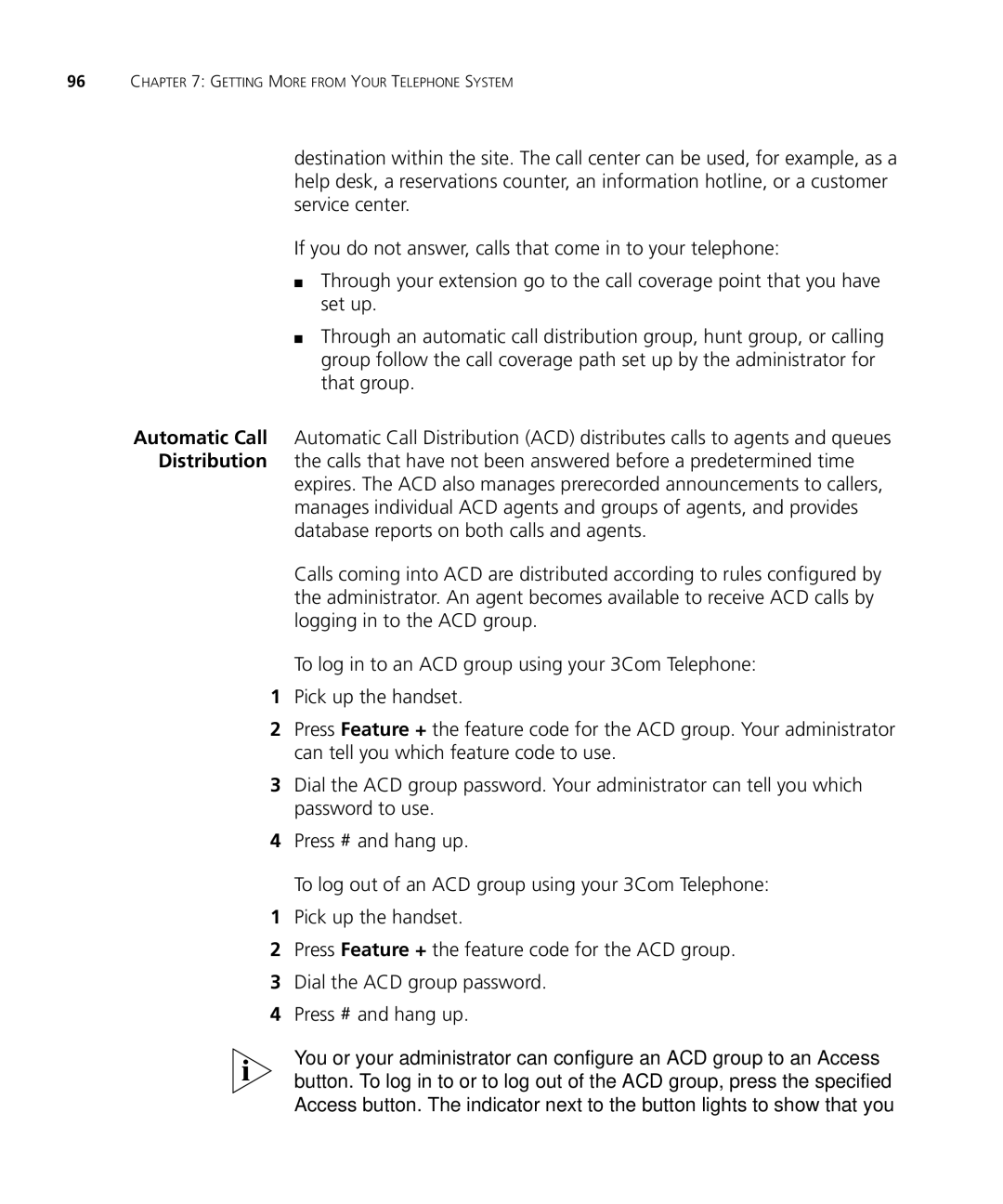 3Com 3101SP manual Getting More from Your Telephone System 