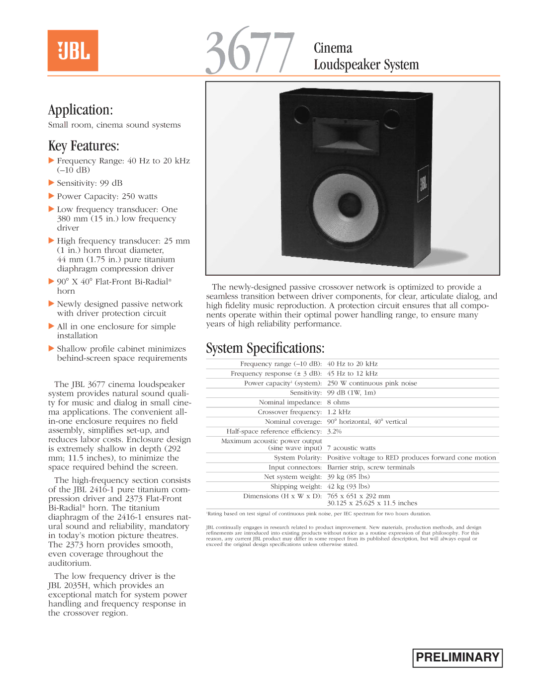 3Com 3677 specifications Application, Key Features, System Speciﬁcations 