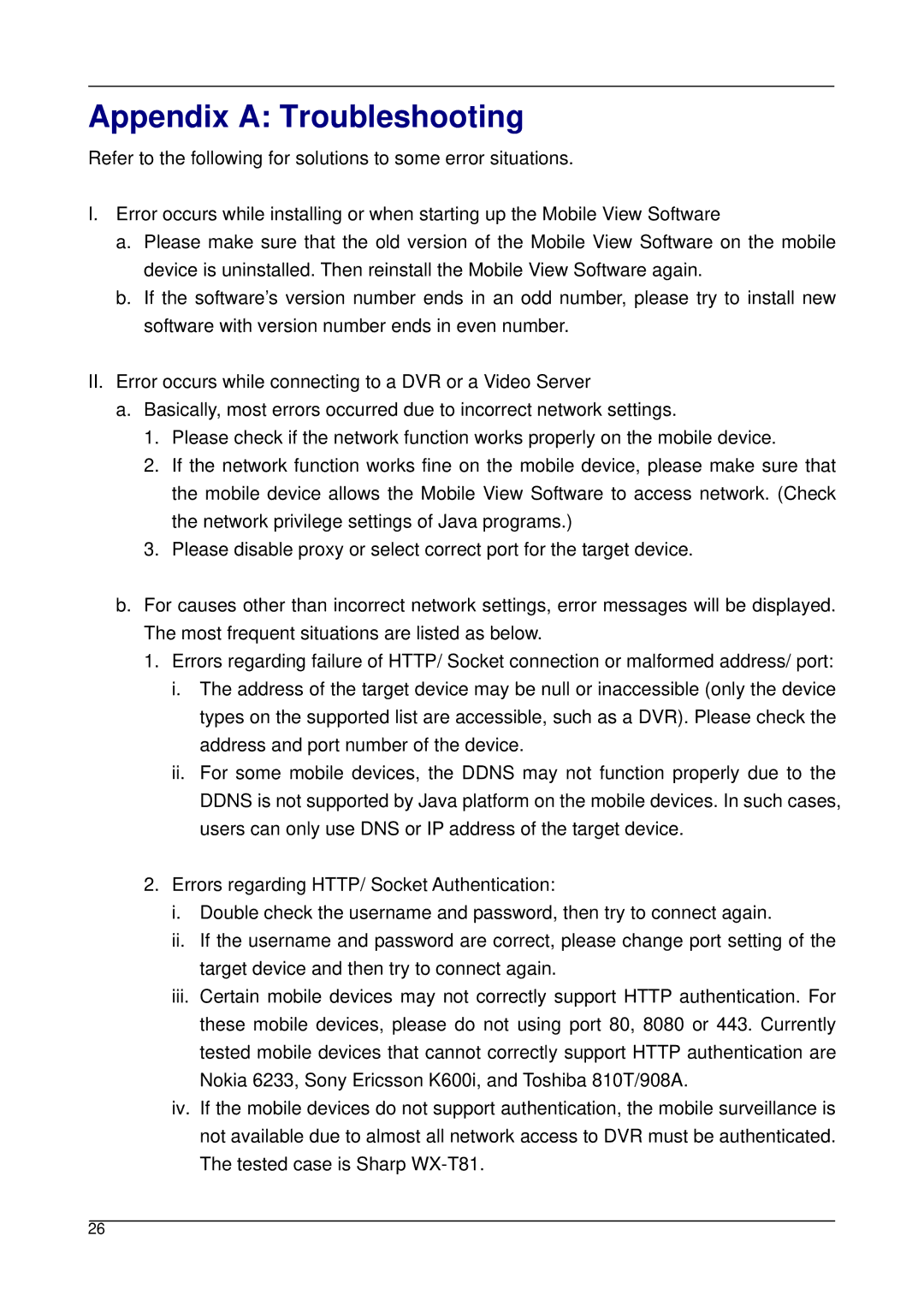 3Com 3.7.8, 3.7.7 user manual Appendix a Troubleshooting 