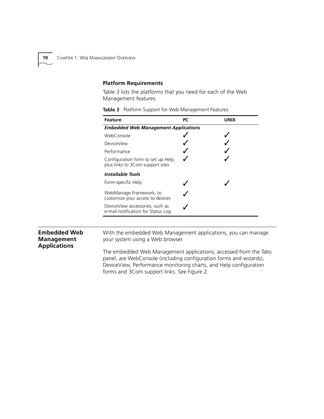 3Com 3900 manual Applications, Platform Requirements 