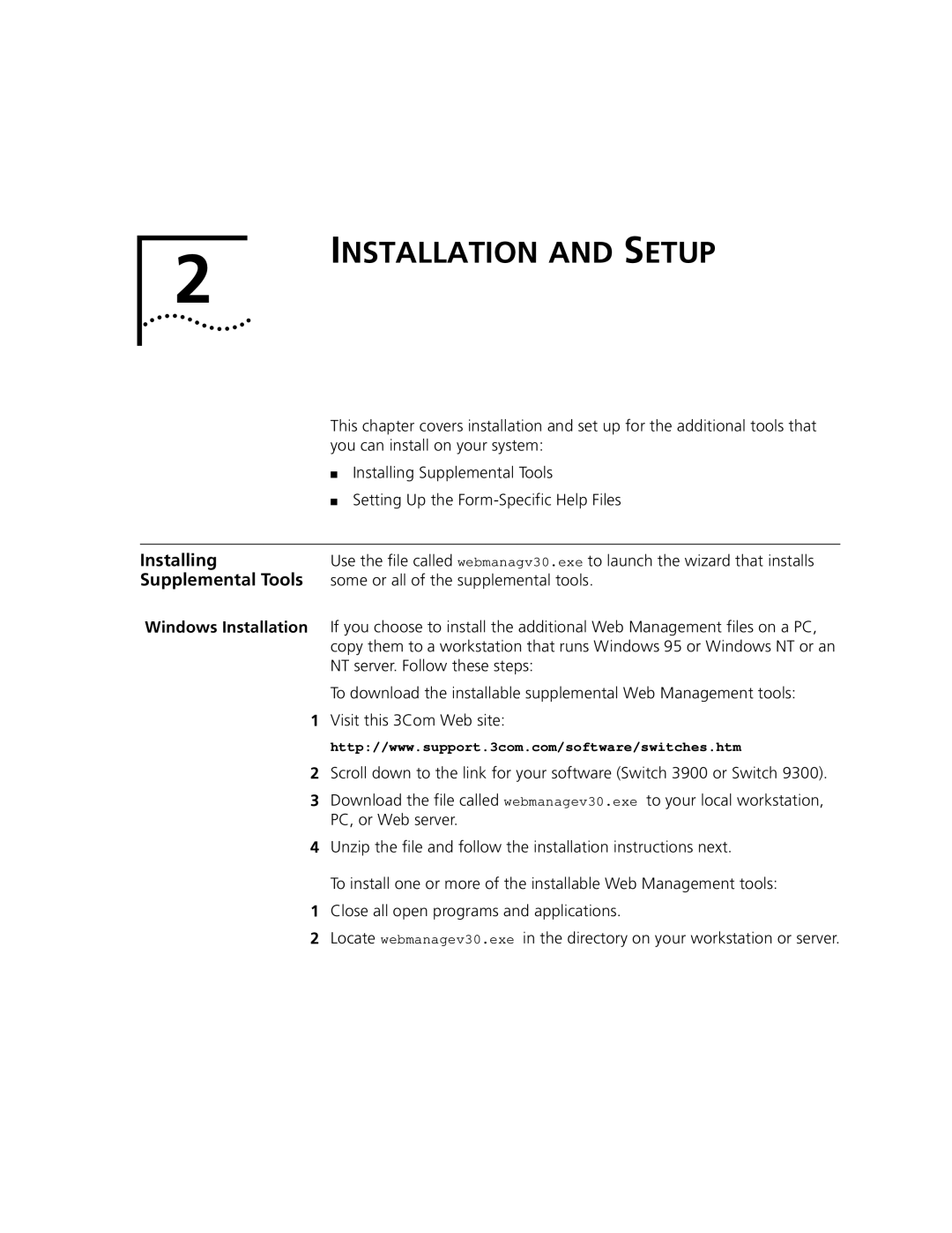 3Com 3900 manual Installation and Setup 