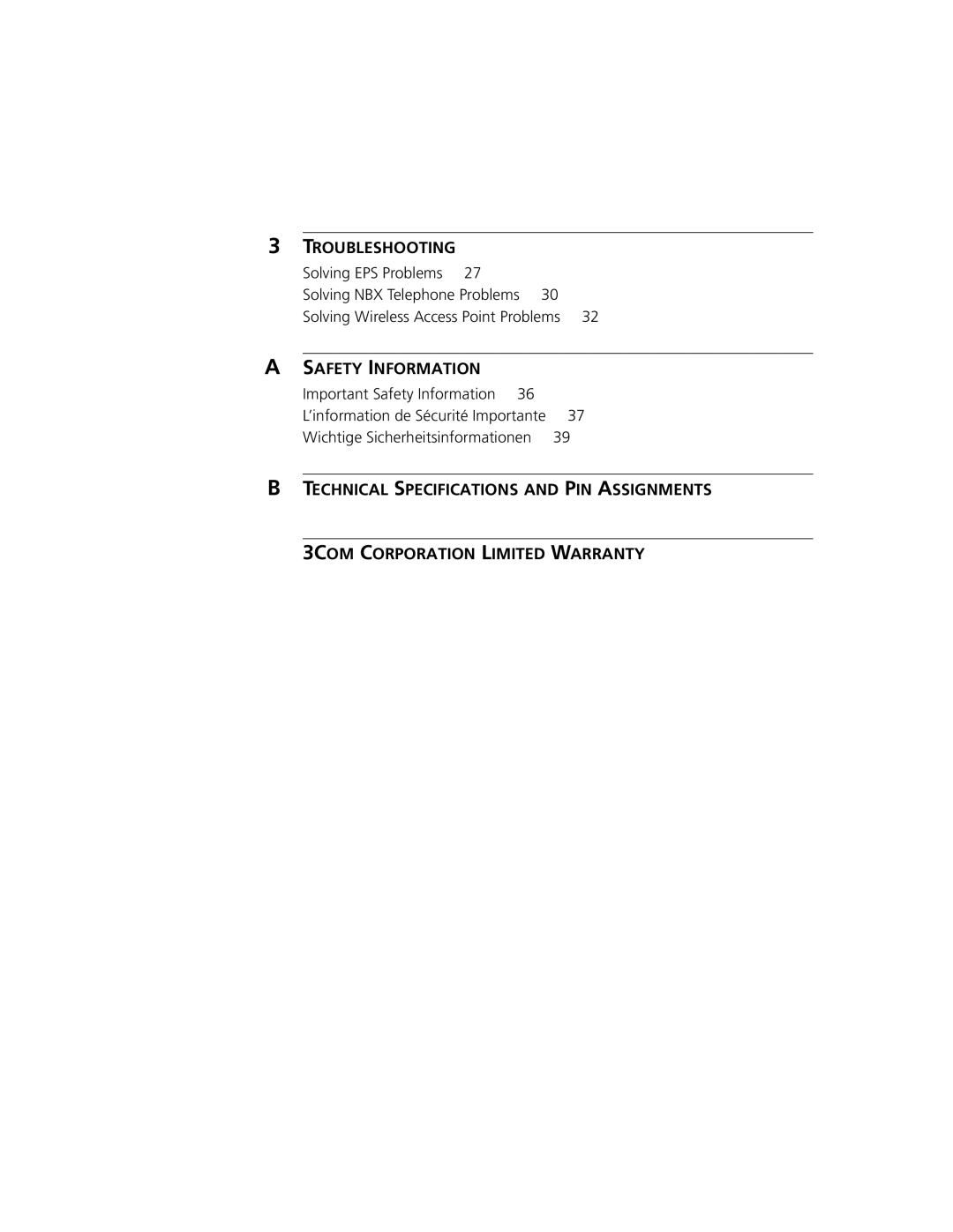 3Com 3C10220 manual Troubleshooting 