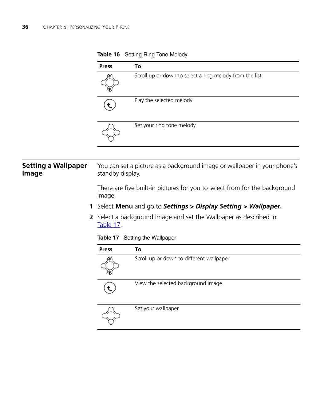 3Com 3C10408A manual Image, Select Menu and go to Settings Display Setting Wallpaper 