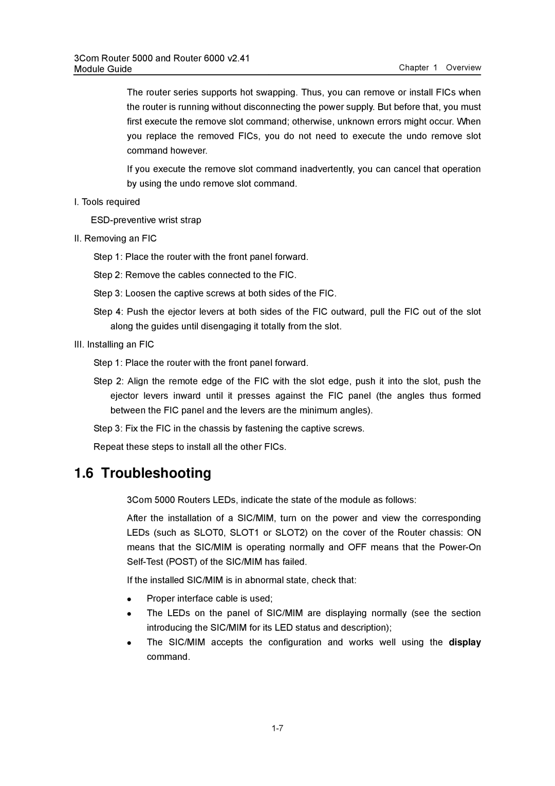 3Com 3C13701 3C13751 3C13755 3C13759 3C13840 3C13880 manual Troubleshooting 