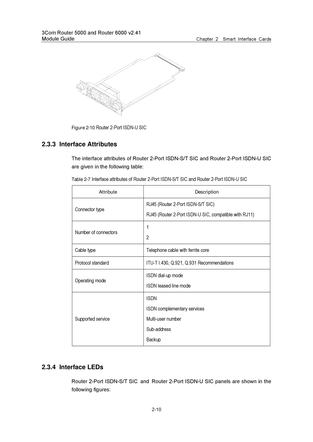 3Com 3C13701 3C13751 3C13755 3C13759 3C13840 3C13880 manual Attribute Description, Isdn 