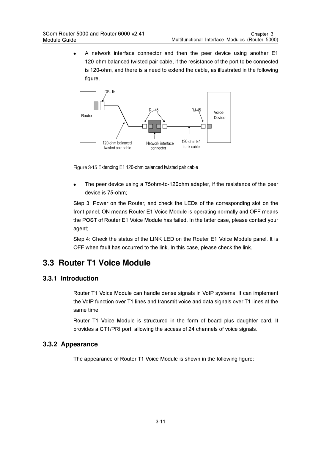 3Com 3C13880, 3C13759, 3C13701, 3C13840, 3C13751 manual Router T1 Voice Module, Introduction 