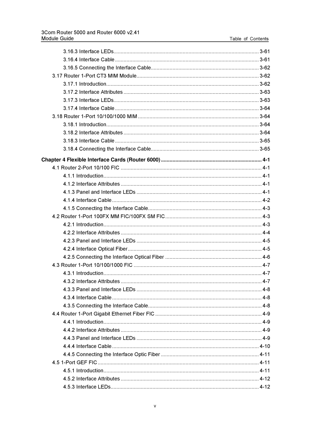 3Com 3C13701, 3C13759, 3C13880, 3C13840, 3C13751 manual Table of Contents Interface LEDs Interface Cable 