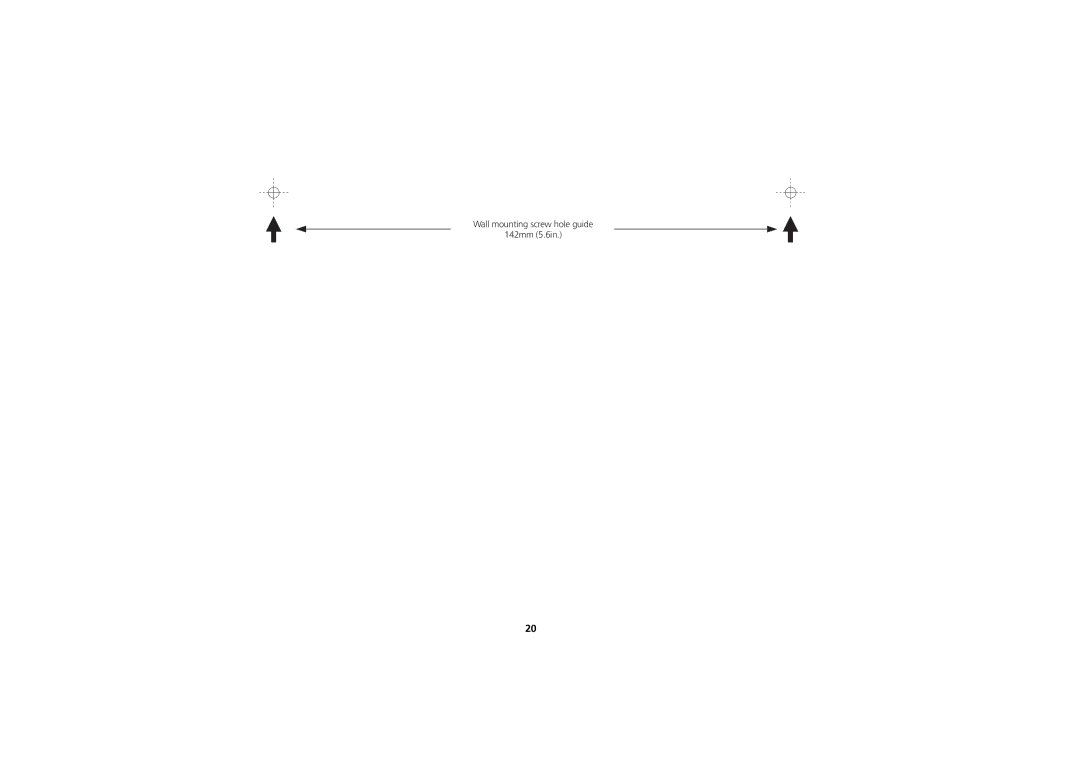 3Com 3C16702A manual Wall mounting screw hole guide 142mm 5.6in 