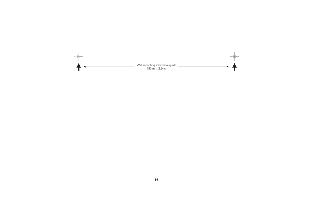 3Com 3C16703A, 3C16700A, 3C16701A manual Wall mounting screw hole guide 150 mm 5.9 