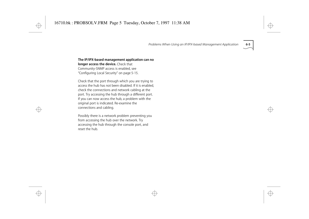 3Com 3C16710 manual Bk PROBSOLV.FRM Page 5 Tuesday, October 7, 1997 1138 AM 